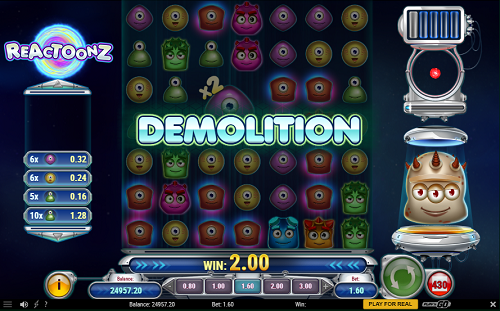 Reactoonz Slot Game